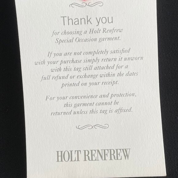 Wayne Clark Designer Special Occasion Lined Cocktail Dress Black Sz 8 US/10 CDN - Picture 7 of 12